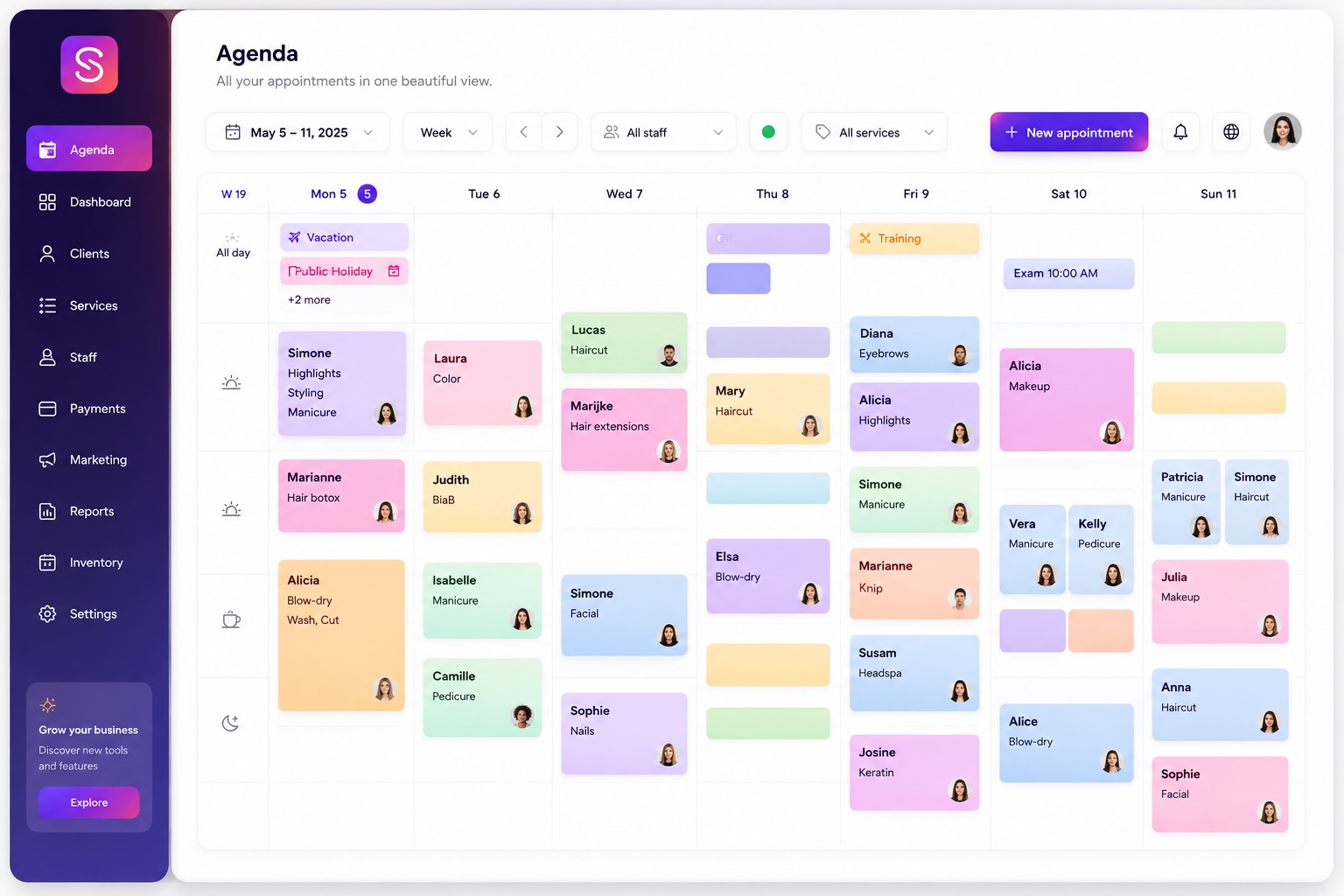 Booking systems setup - use case