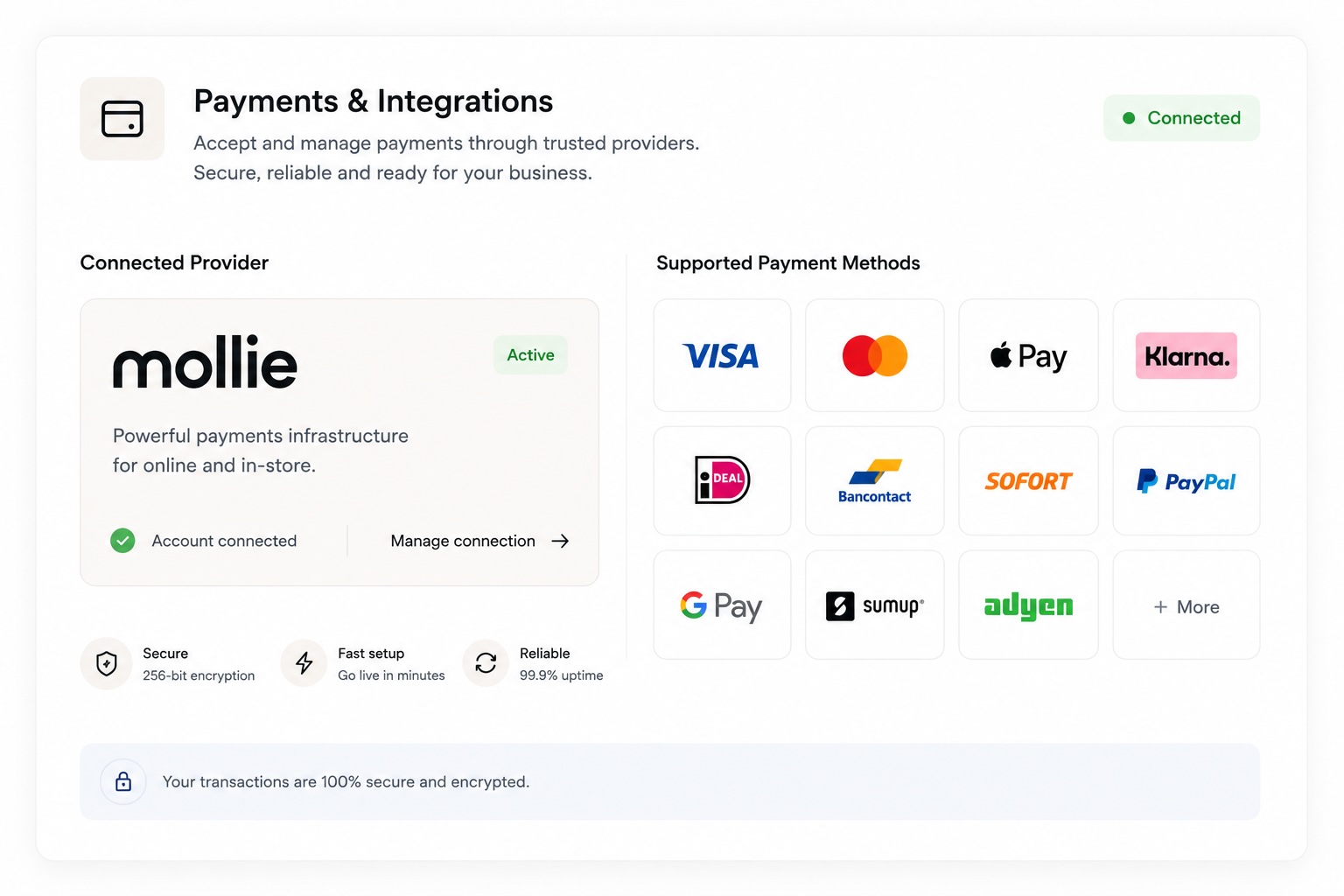 Payments & integrations - use case
